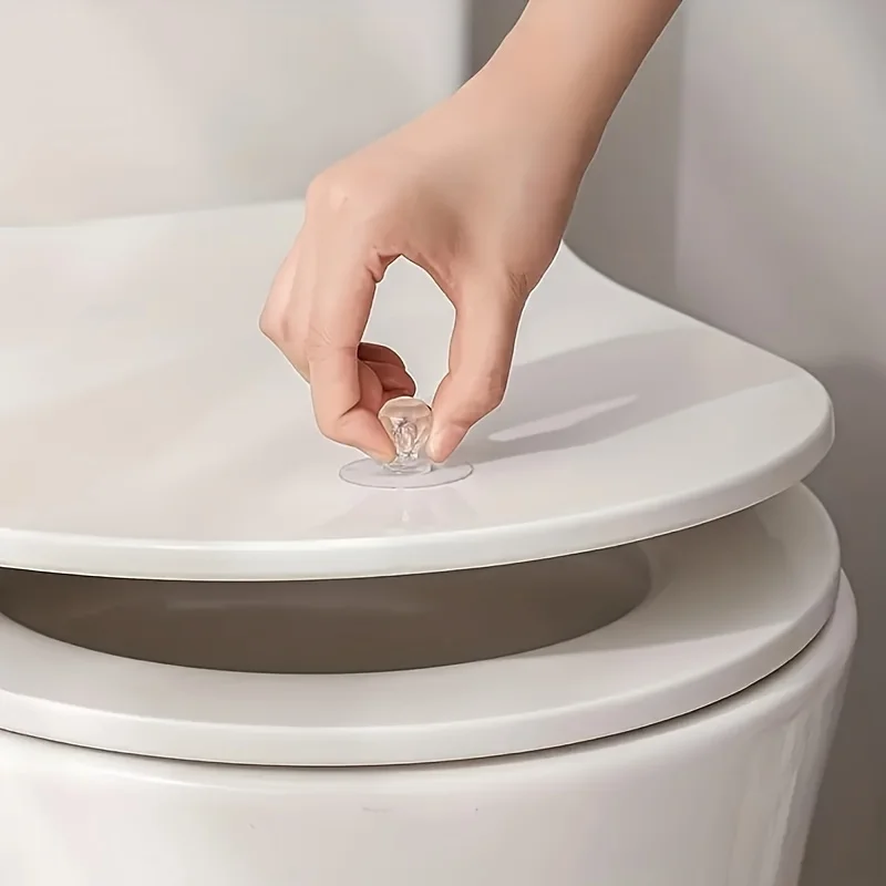 Modern Plastic Suction Cup Handles, Drill‑Free Multi‑Purpose Grips for Cabinet Drawer Sliding Door Toilet, Practical Hooks