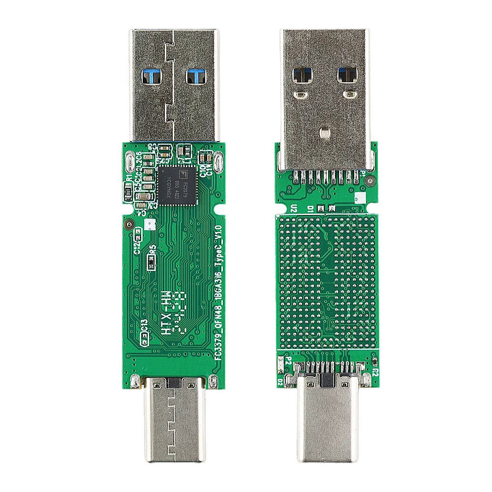 NEUE FC3379 USB-Hauptsteuerplatine mit Typ-C BGA316 132 272 TPC BB5 QFN48 4CE Dual-Mount DIY USB-Stick PCB-Modul USB3.0
