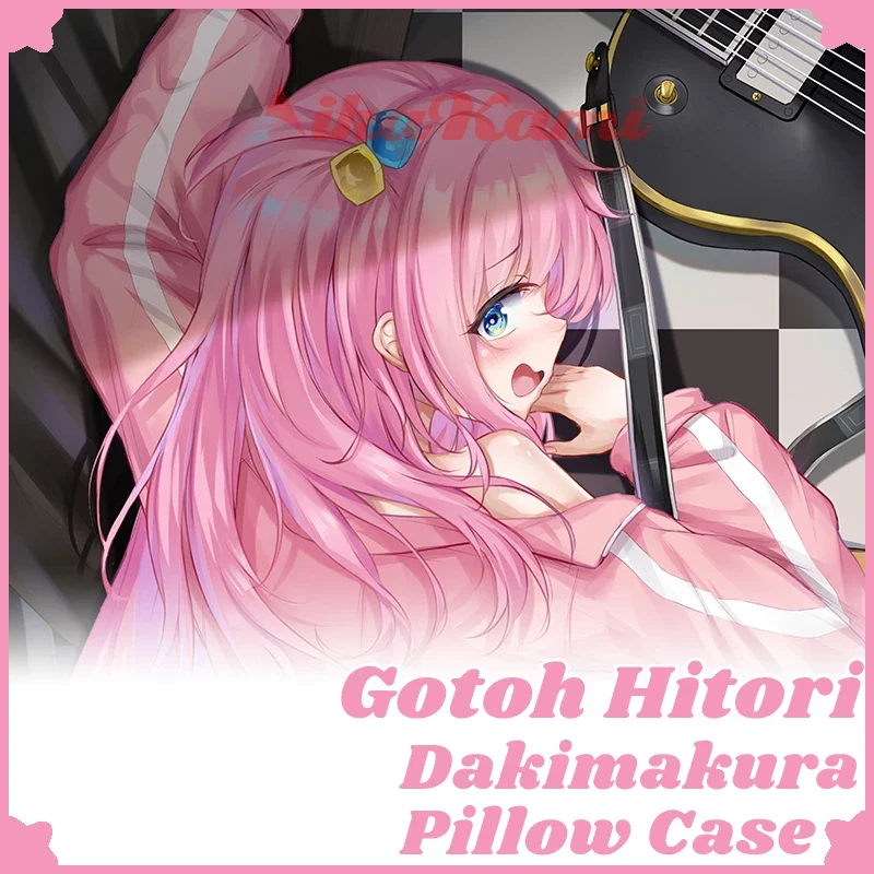 Gotoh Hitori Dakimakura Bocchi The Rock Anime Sexy Pillow Case Hugging Cushion Cover Full Body Pillowcase Home Bedding Decor