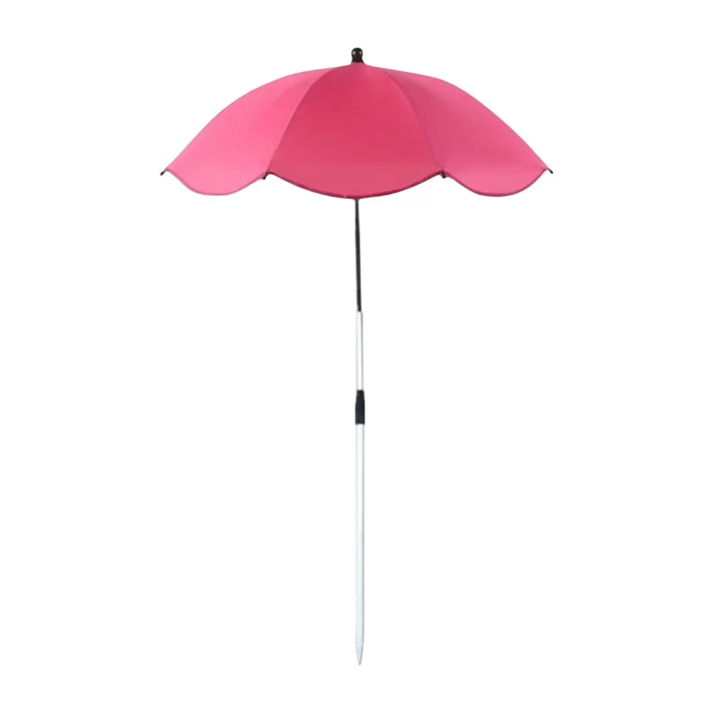 

Sturdy 65cm Telescopic Plant Umbrellas Adjustable Lightweight Plants Shade Cover Decorative Larger Outdoor Sunblock Cover Potted