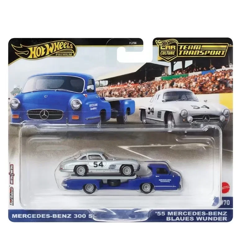 Оригинальная модель Hot Wheels Car Culture Team Transport премиум-класса Chevy Mercedes Benz Nissan Skyline Lbwk Honda 1/64, игрушечный автомобиль