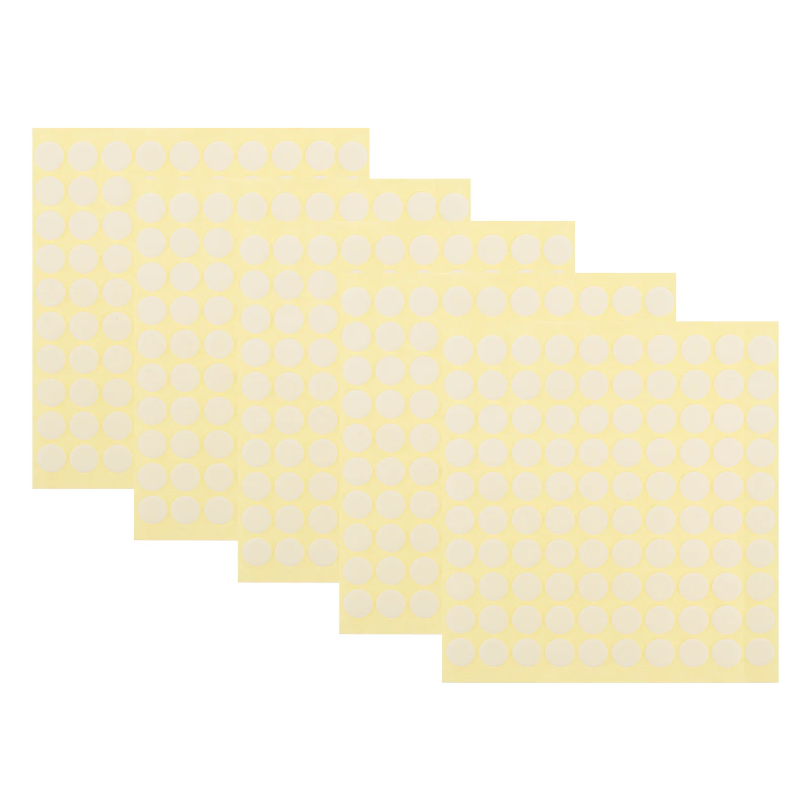 500 Pcs Stickers Circular Dispensing Office Double Side Tape Gaffers Glue Label Double-sided Decals