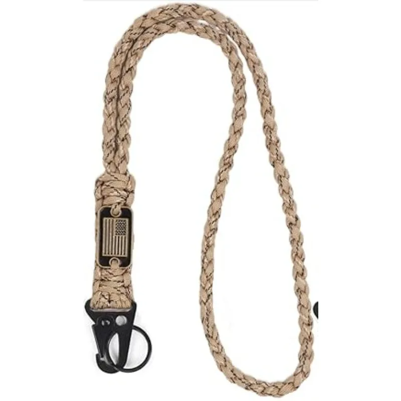 สายคล้องกล้องแบบเชือกถักโลหะ, สายคล้องกุญแจแบบเชือกถักสำหรับกิจกรรมกลางแจ้ง ป้องกันการสูญหายและการตกหล่น, สายคล้องกล้อง DSLR