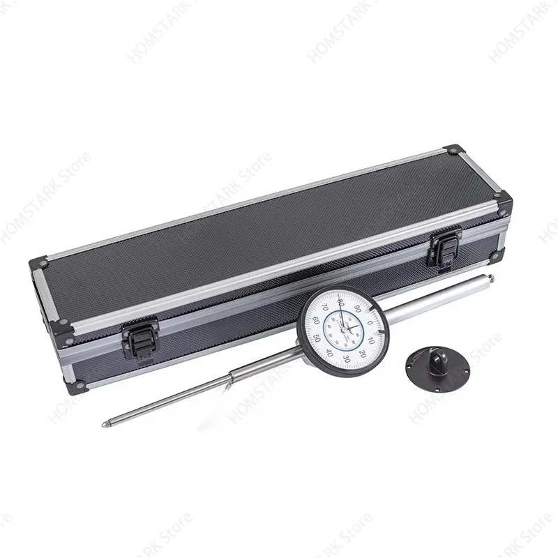 Shock‑Proof Dial Indicator,0‑100mm 0.01mm Lug‑Back JewelBearing Precision Gauge forMechanical Workshop Inspection Measuring Tool