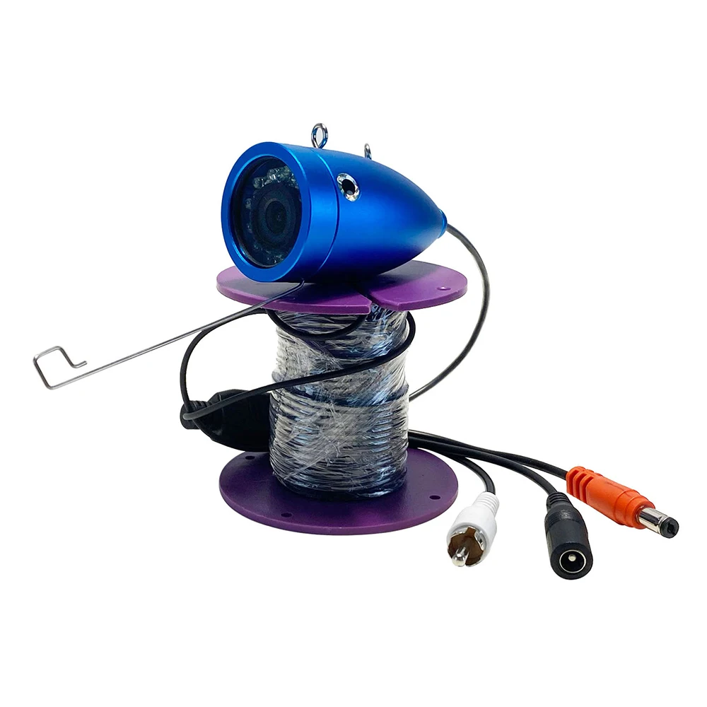 Fish Finder Underwater Fishing Camera 12pcs White LEDs 12 IR Lights 7 Inch Monitor DVR Optional  15/30m Cable Aluminum Box