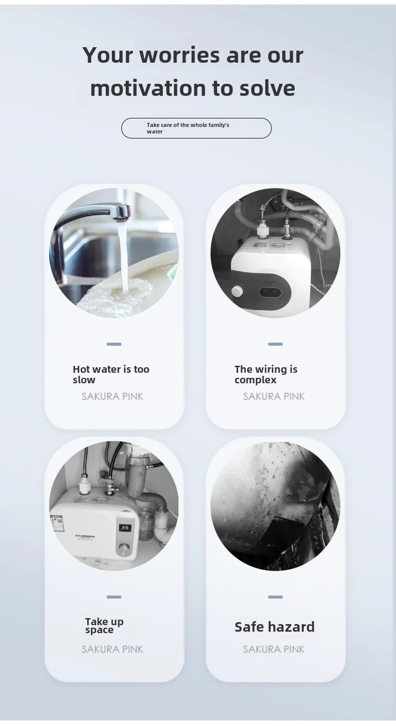 3000W Instant Hot Water Heater Faucet Electric Tankless for Kitchen Fast Heating Tap with Temperature Display