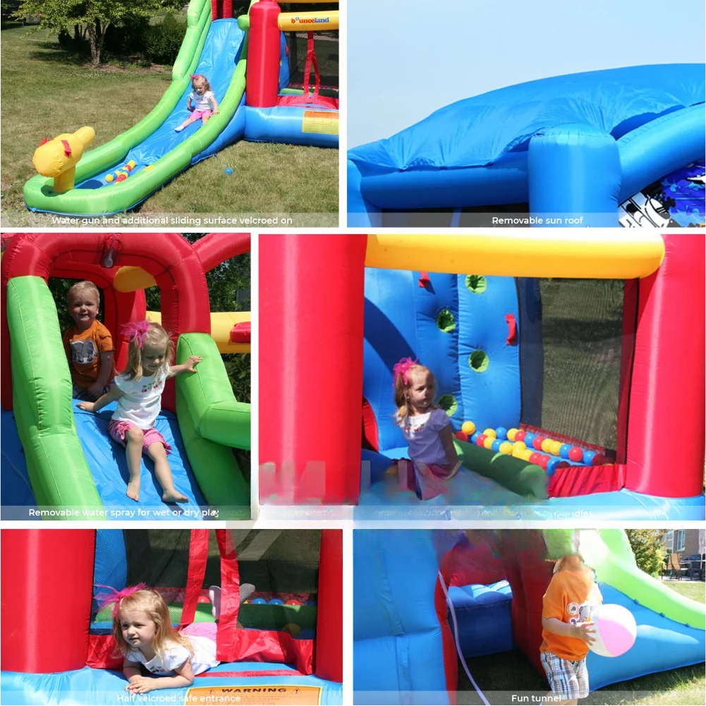 Inflatable castle inflatable swimming pool customized wholesale bouncing house game console wet or dry combination