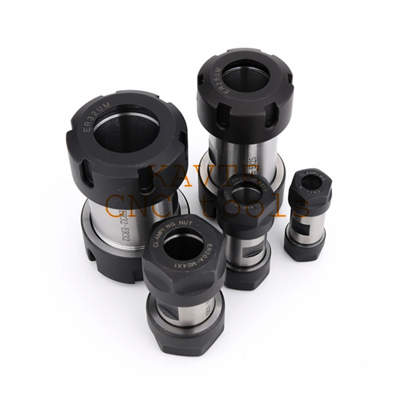 ER8 ER11 ER16 ER20 ER25 ER32 Double-headed motor shaft custom tool post engraving machine motor shaft spindle tool holder collet