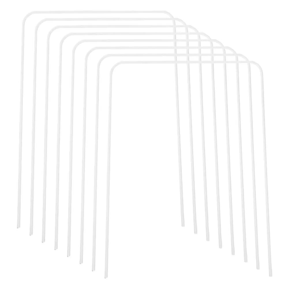 

8Pcs Iron Wire Croquet Wickets Universal Metal Hoops for Outdoor Lawn Family Backyard Game Parts Replacement Croquet Stick