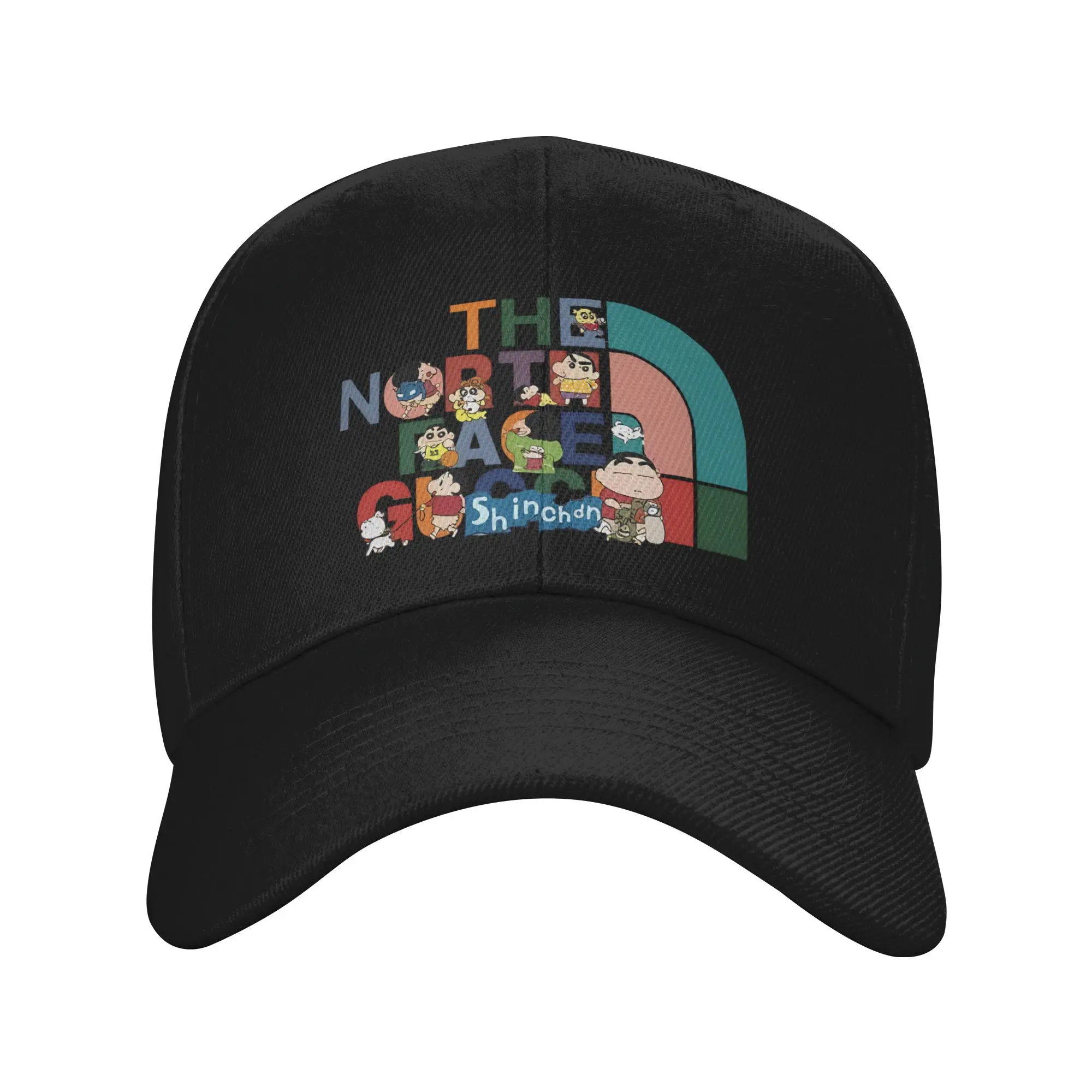 Crayon Shin-chan Cartoon Baseball Cap Unisex Fitted Trucker Hat  Hats Adjustable Polyester Sun Hats