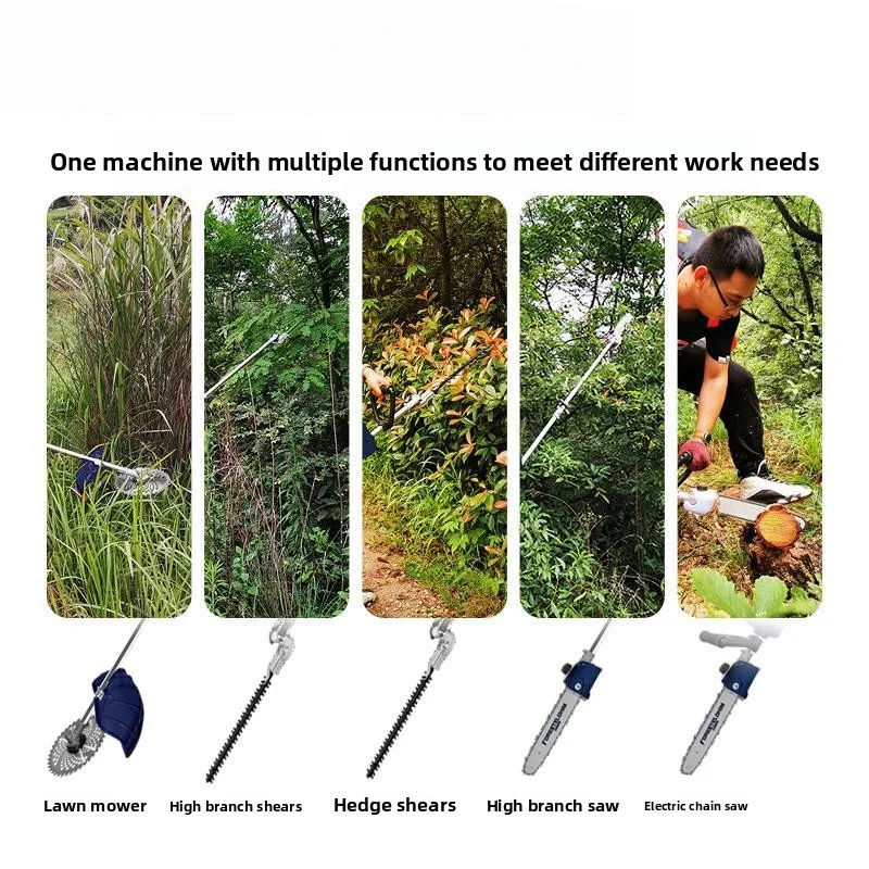 48V Brushless Backpack Grass Trimmer Cordless Battery Weed Wacker Rechargeable Brush Cutter Lawn Mower