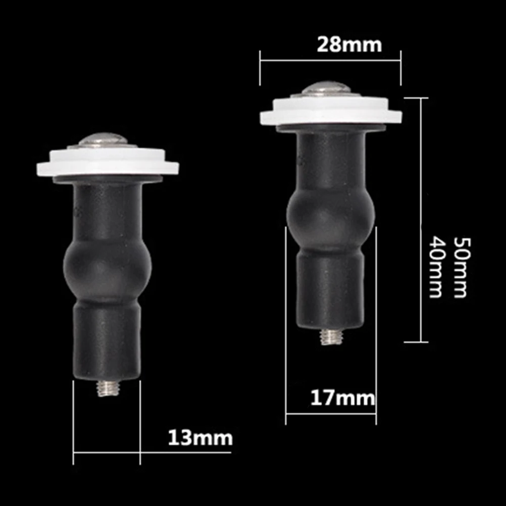 

2pcs Lid Screw Seat Expansion Bolt Insert Replacement Durable Universal Fit Easy Install Smooth Surface Toilet Cover Fittings