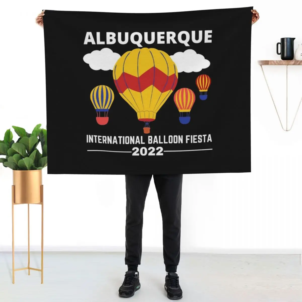 Albuquerque Balloon Fiesta 2022 Throw Blanket cosplay anime christmas gifts Luxury Brand Summer Beddings Warm Hairy Blankets