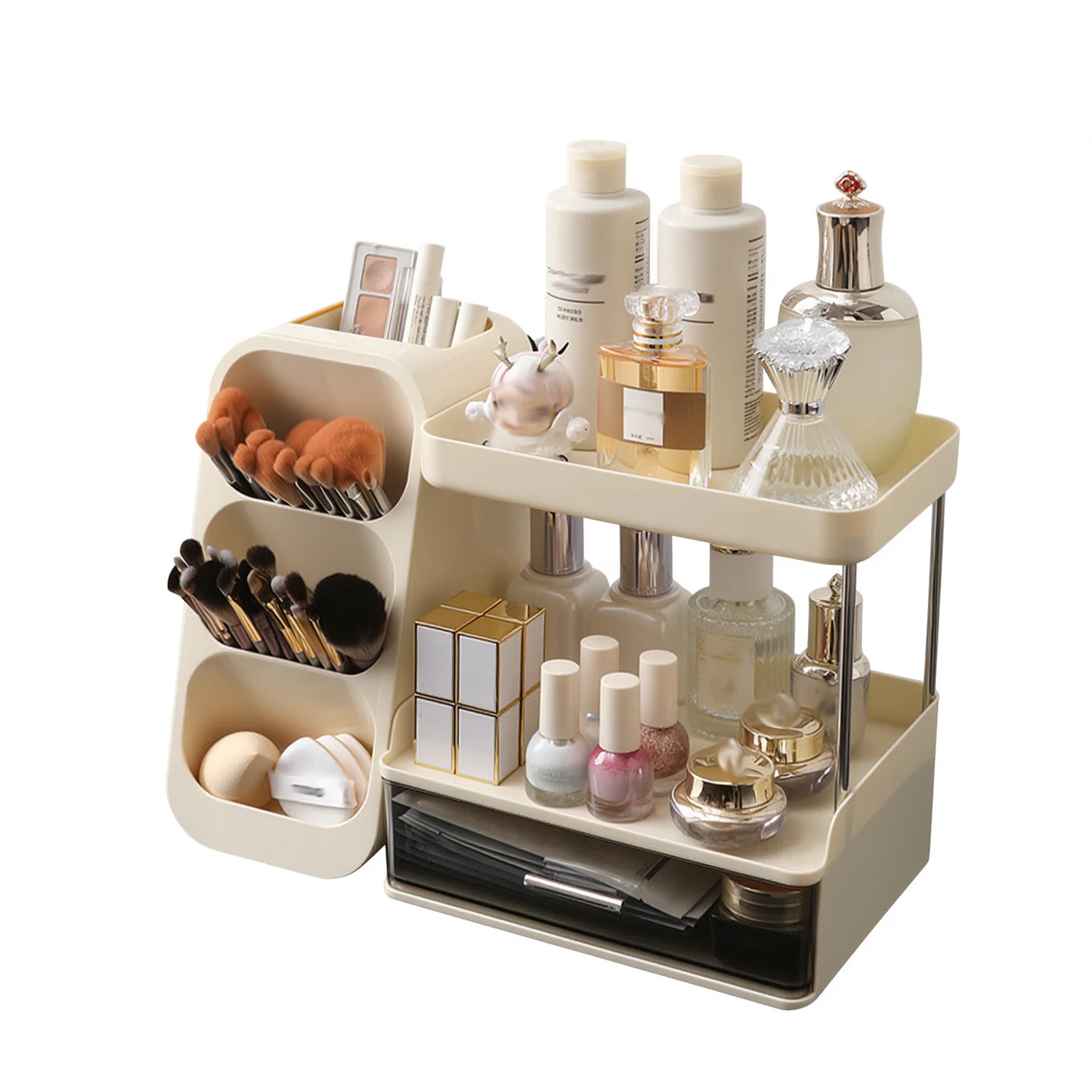 Premium Makeup Organizer With 3 Tier Bathroom Counter Organizer Offering Durable For Stable Access