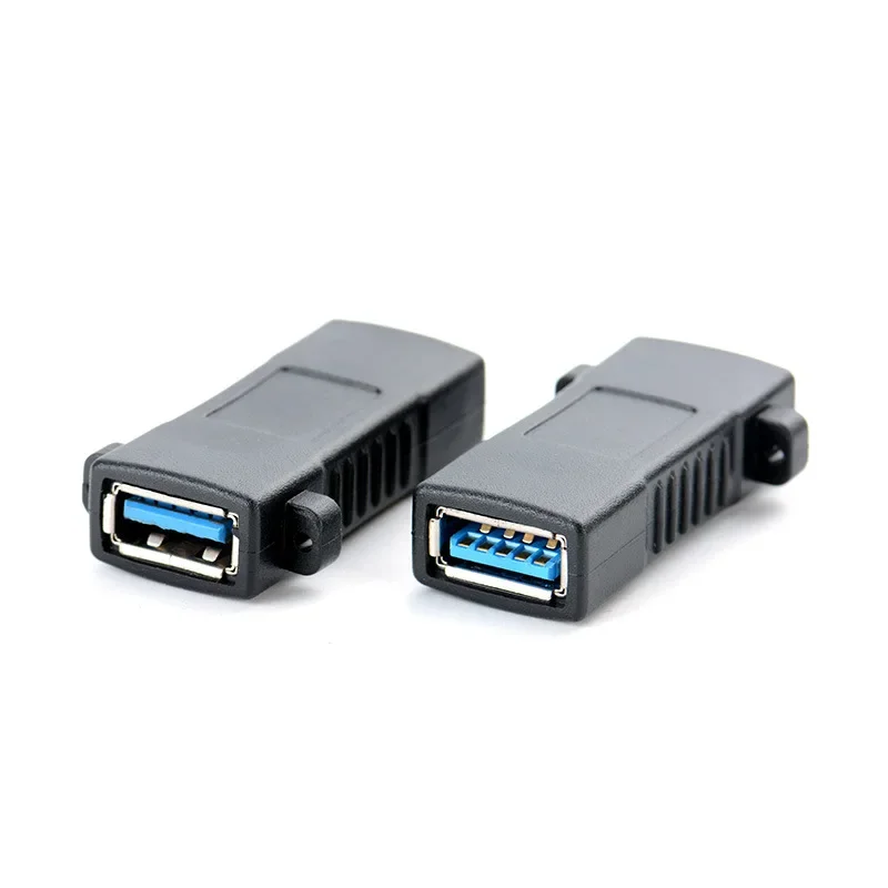 Standard USB 3.0 Female To Female Socket Panel Mount Adapter Connector Usb Sync Charging  USB3.0 Adaptor