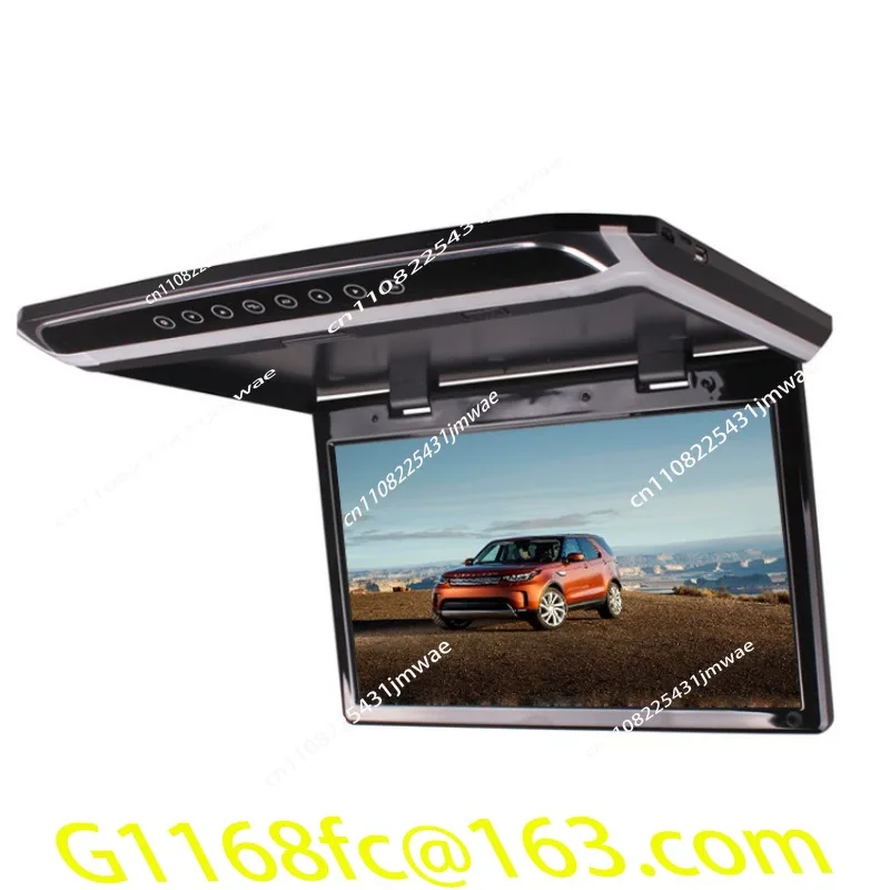 Monitor MP5 ultrafino montado en el techo del coche de 10,1 pulgadas, HDMI de alta definición, TV de entretenimiento trasera del coche
