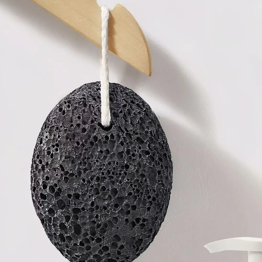 Natural Pumice Stone Foot Scrubber For Dead Skin Remover Callus Smoothing Pedicure Tool For Feet Heel Care Cleaning Brush