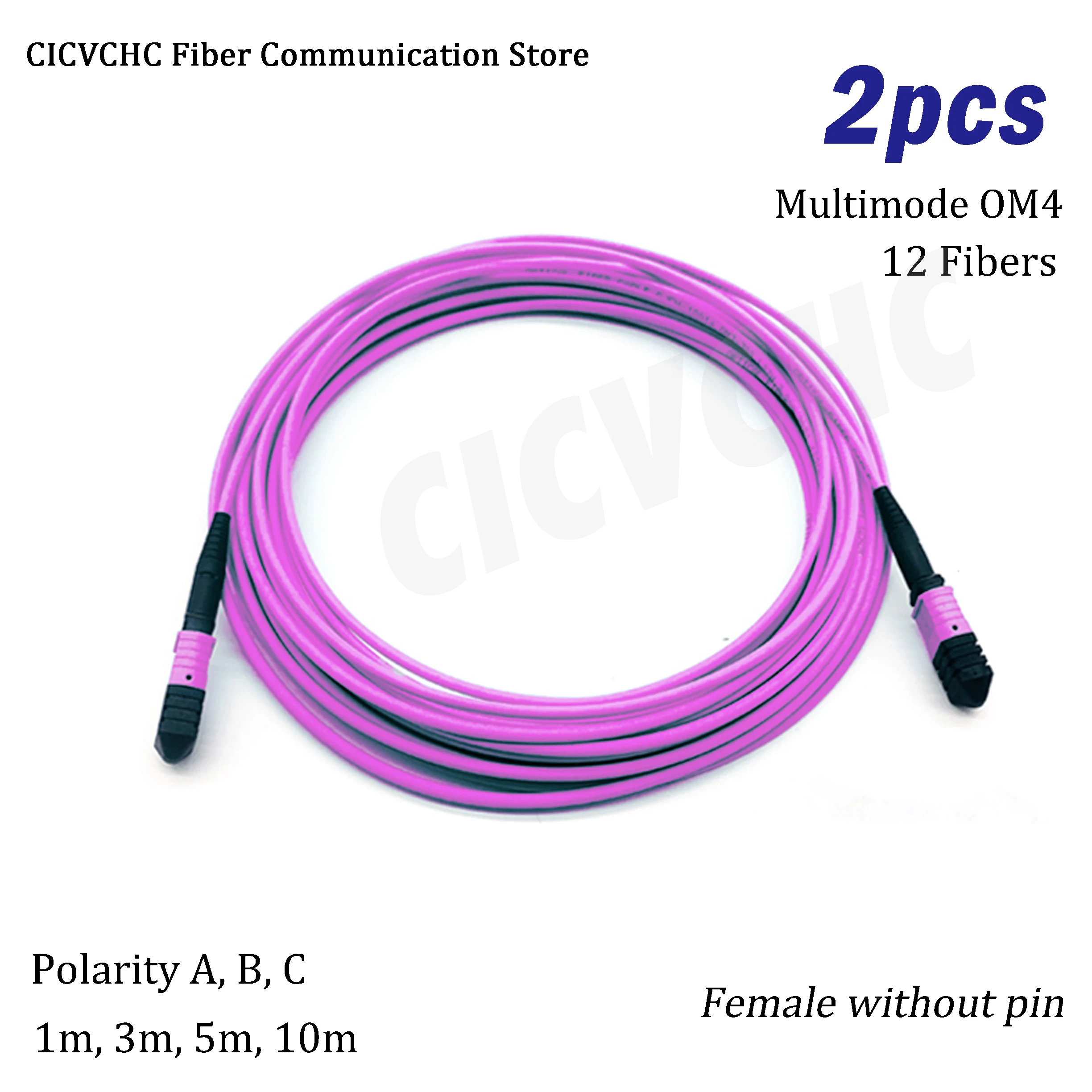 MPO Patchcord 8, 12, 16, 24 fibers MPO/UPC-MPO/UPC-Multimode Cable
