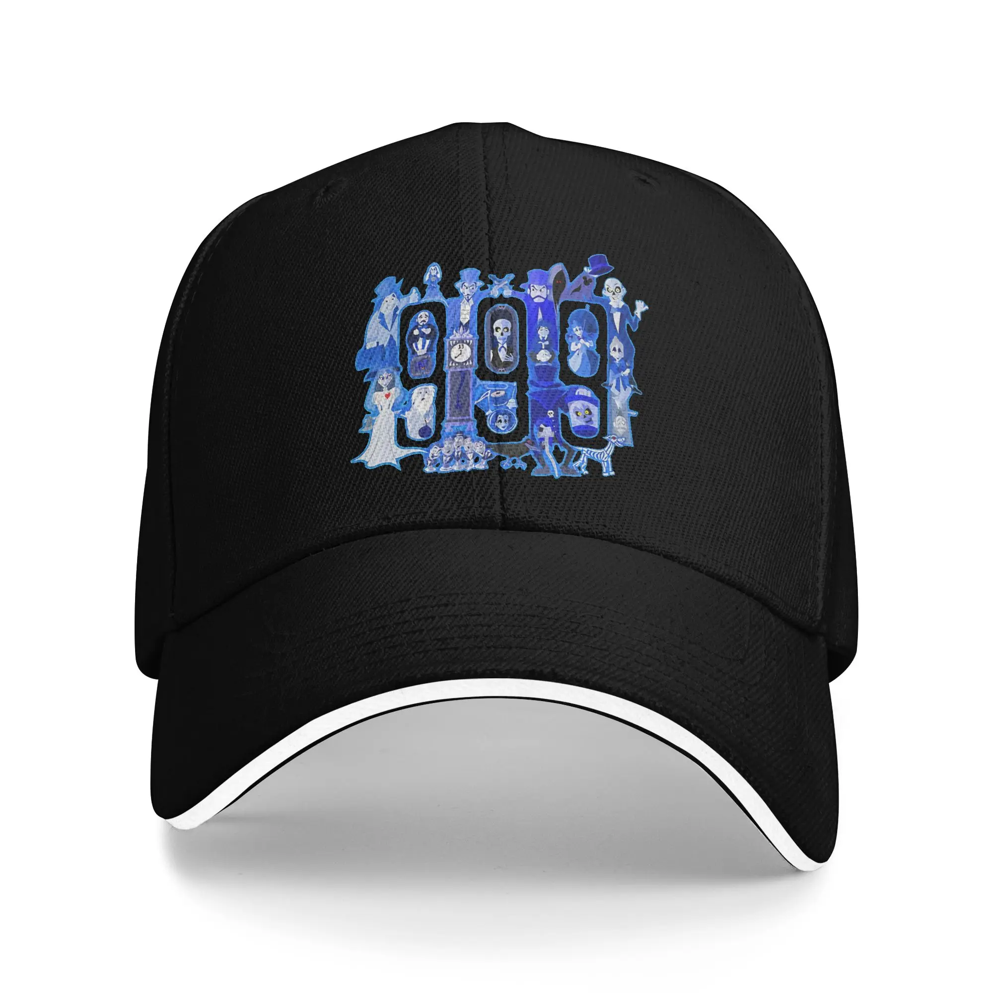 Haunted Mansion Horror Movie Casual Baseball Cap Trucker Hat Sun Visor Tennis Skate Snapback Cap Couple Women y2k Baseball Caps