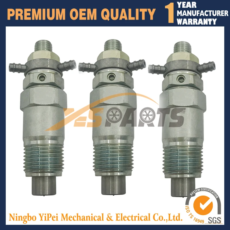 

3pcs Fuel Injector 15271-53020 For Kubota D850 D750 D1402 D1302