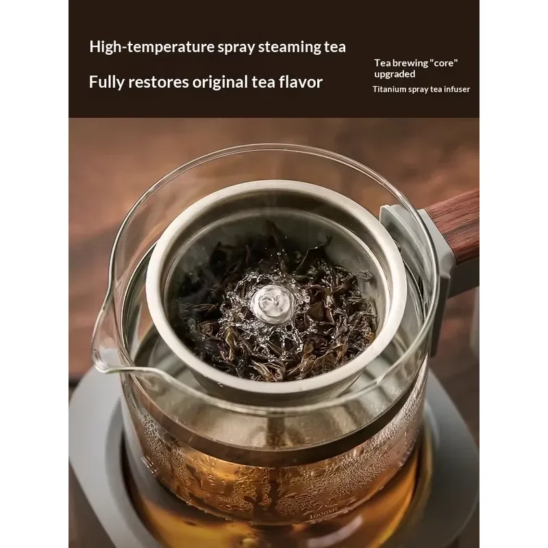 Titanium Electric Kettle with Spray Function Automatic Heat Preservation 12 Hours Health Nourishing Household Appliance for