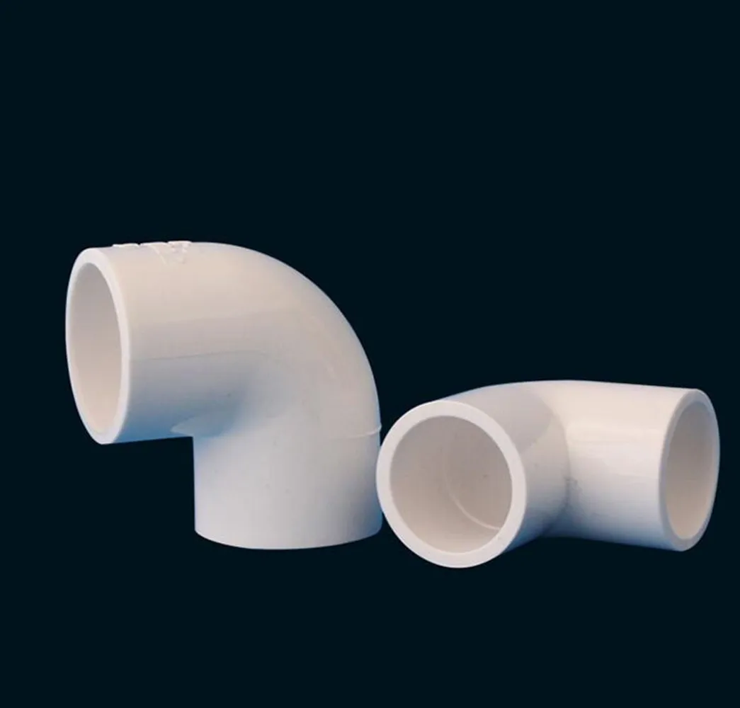 20/25/32/40/50/63/75/90/110/160mm PVC 90 Degree Right Angle Elbow Two-way Fitting Tube Joint Pipe Water Pipe Connector