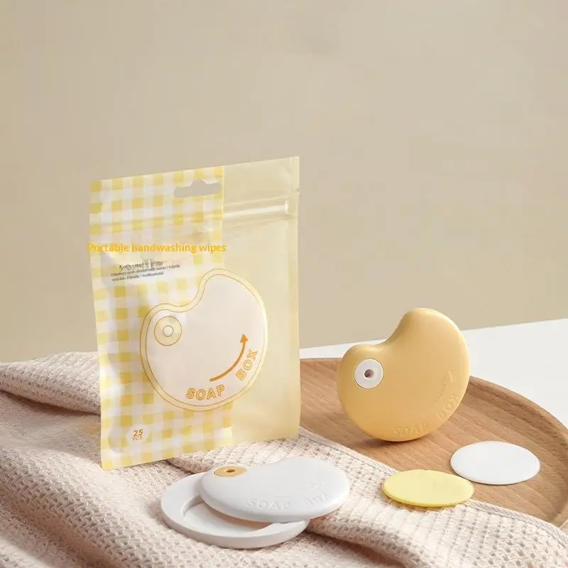 

Disposable Scented Paper Soap Portable Washing Slice Sheets For Hand Bath Ideal For Picnic Travel Outdoor Work