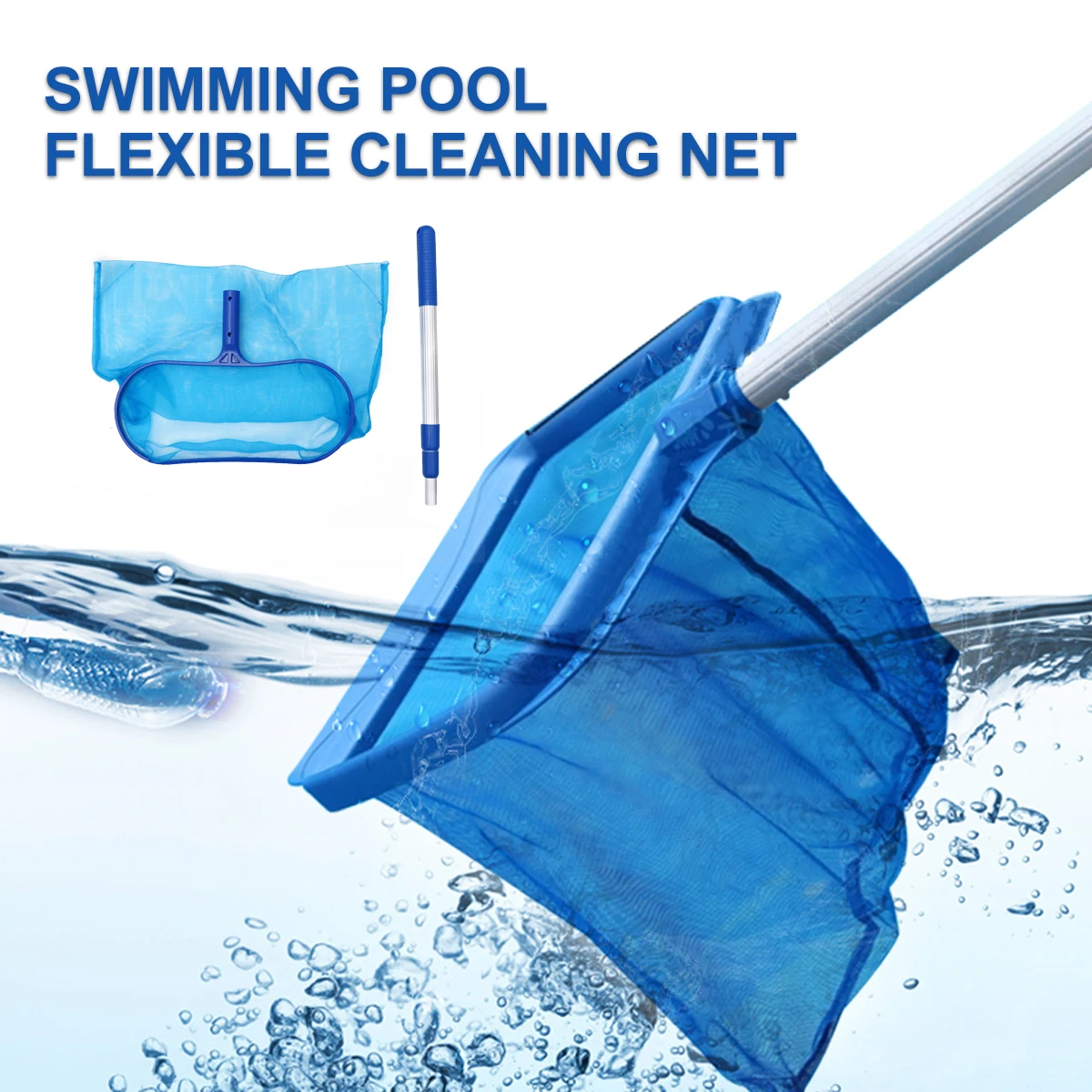 

1Pcs Cleaning Mesh Net for Swimming Pool Leaf Rake Skimmer Tool Lightweight Debris Remover for Pool Pond Hot Tub Fountain Fish