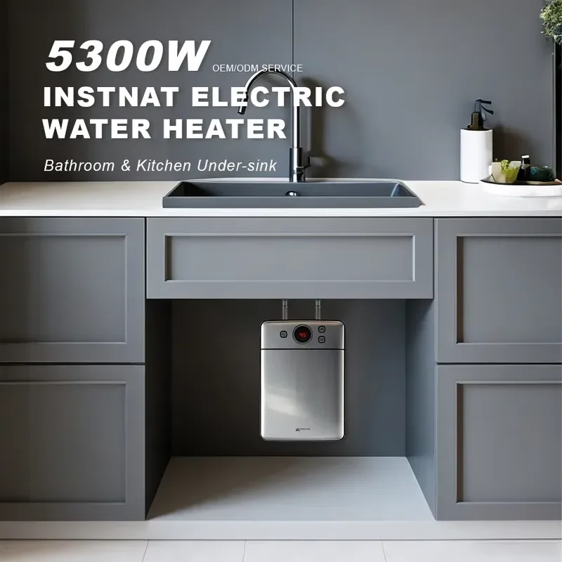 

110V Instant Electric Water Heater with LED Display for Hotel Household Fast Heating Low MOQ