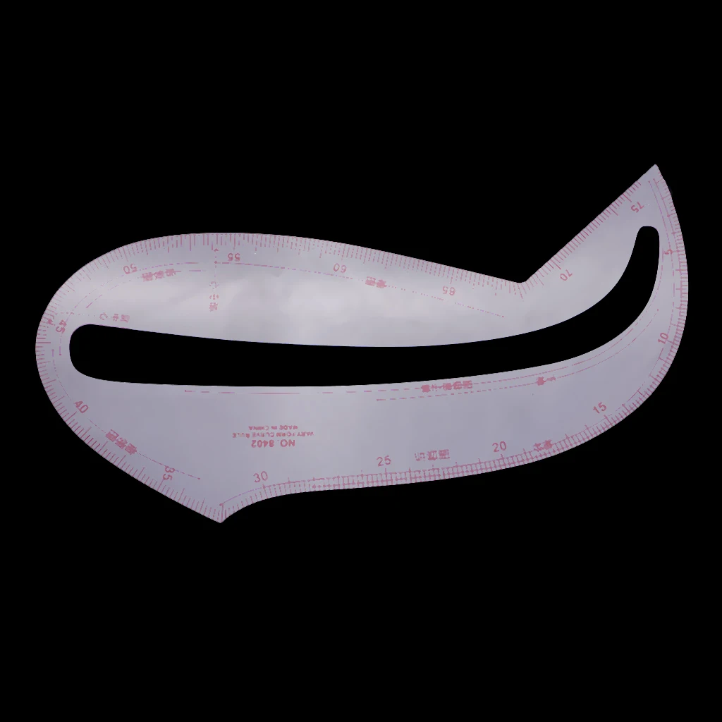 French Curve Ruler Multifunction Sewing Ruler Plastic Template Dressmaking Tool for Garment Design and Quilting