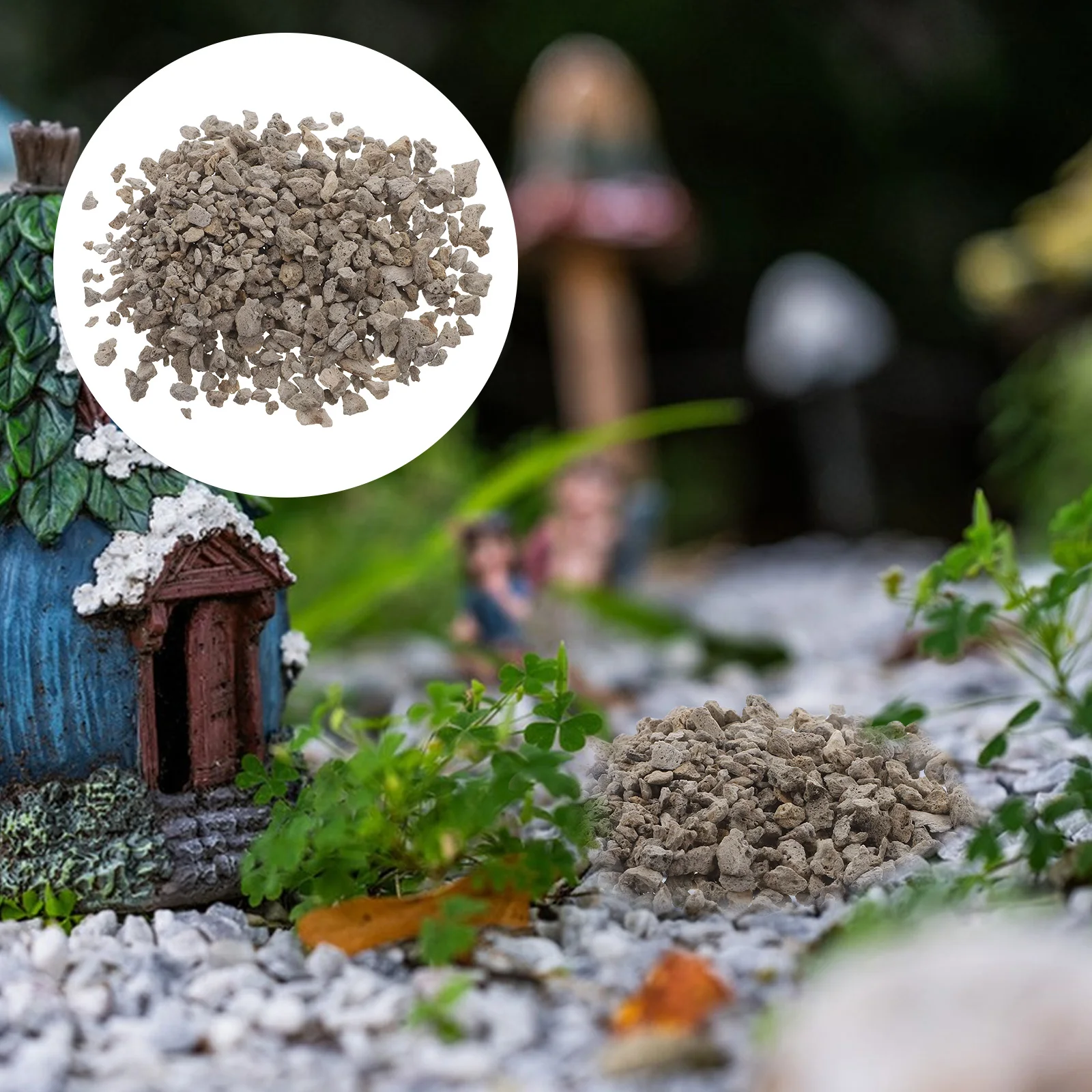 

20x12cm Basing Rock Micro Landscape Stones Mini Scenery Layout Material Kit Decorative Fish Tank Gravel Sand Table Realistic