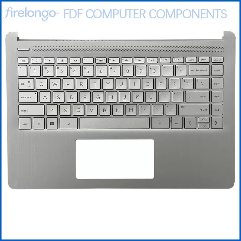 New Arrival for HP 14 DQ 14 FQ 14S FR DR TPN Q221 Q242 C Cover Palmrest With US Layout Keyboard Assembly For Laptop Service Part