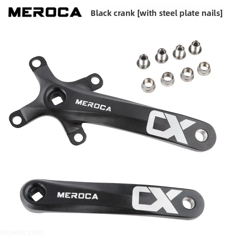 Mtb Cranks 104BCD Square Taper Integrated Crankset 8/9/10/11 Speed Single Chainring Bicycle Accessories for MTB Modification