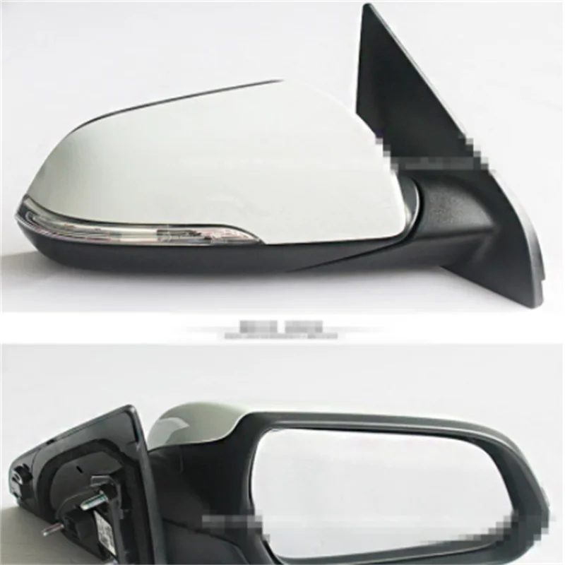 Imagem -02 - para Hyundai Ix25 Creta Lâmpada Dobrável Conjunto de Espelho Retrovisor Baixo com Modificado Linhas Linhas Baixas em Alto Vermelho Branco Azul Laranja