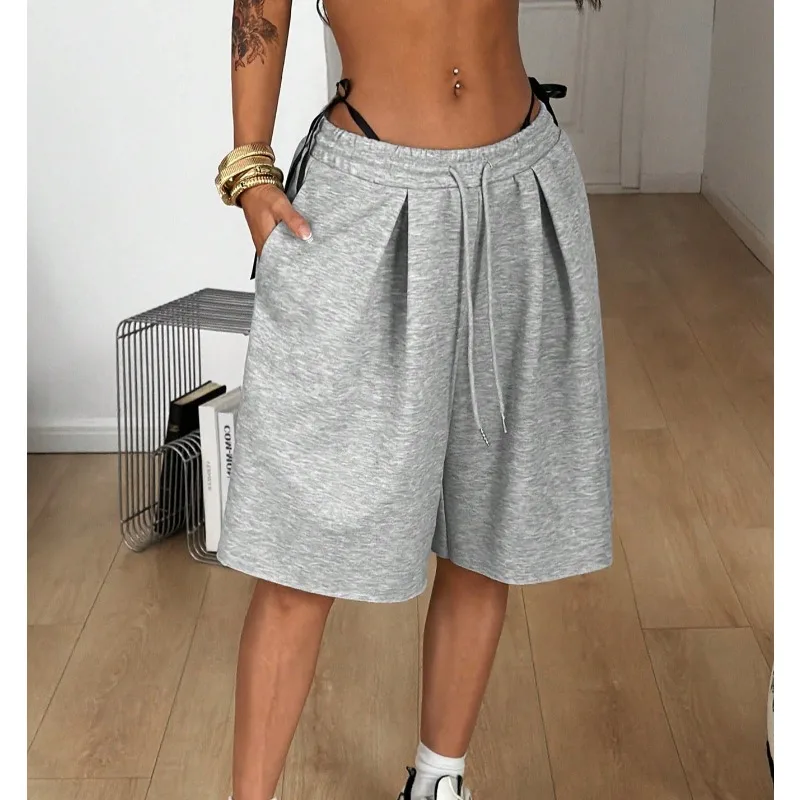 Ladies' summer new street style holiday daily casual sports basic loose casual sports shorts suitable for both men and women
