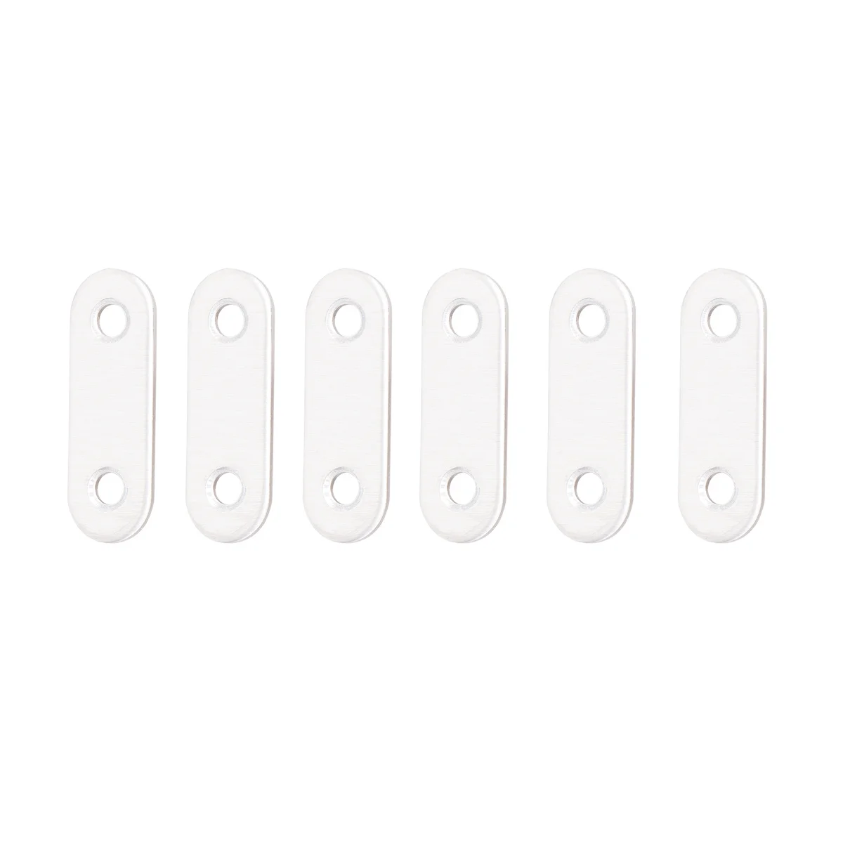 

20Pcs Silver Stainless Steel Metal Brackets Strong Durable Mending Plates Easy Install for Furniture Windows Doors DIY