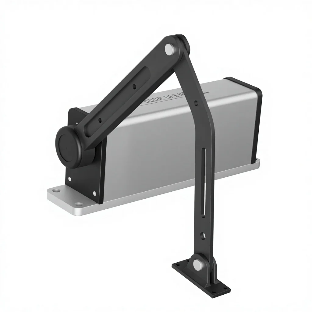 Modern aluminum alloy swing door machine DC brushless motor 300kg Load capacity Easy to operate Lateral installation Villa