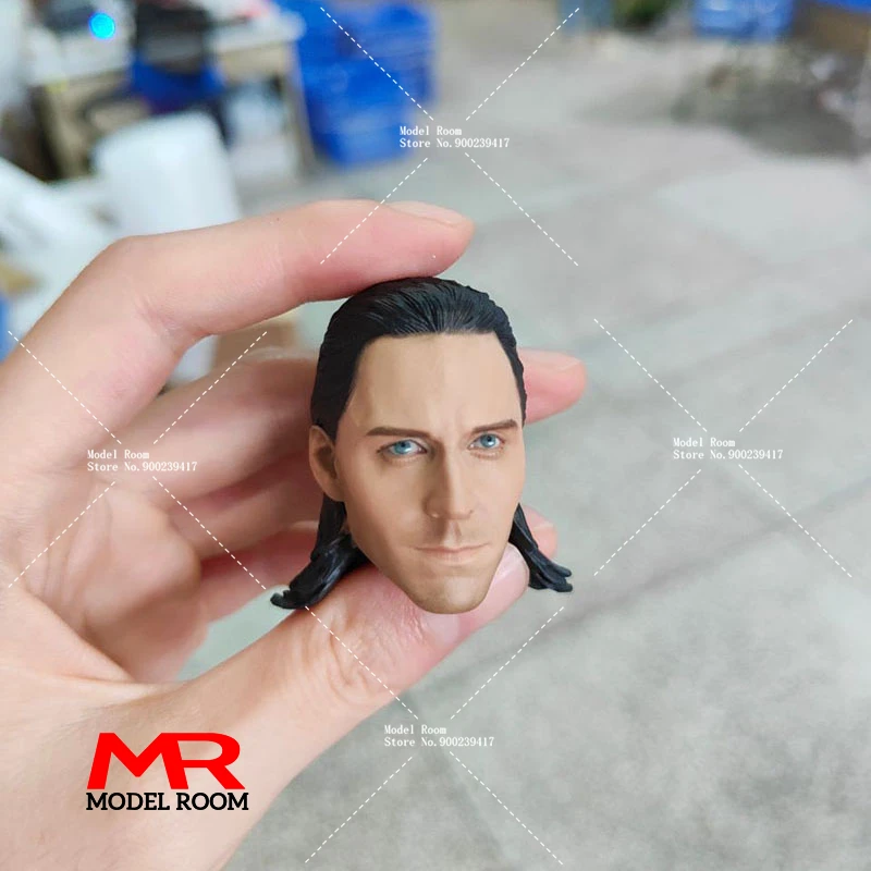 1/6 Scale Tom Hiddleston Smiling Head Sculpt PVC Male Head Carving Fit 12-inch Soldier Action Figure Body Dolls