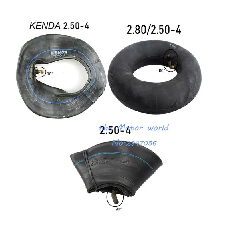 2.50-4 2.80/2.50-4 Inner Tube camera Tire for Hand Trucks Utility Cart Lawn Mowers Wheelbarrows Dollys Scooters 4 Inch Tyre