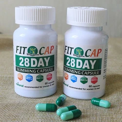 2 bottles of natural herbal capsules to improve metabolism of health food