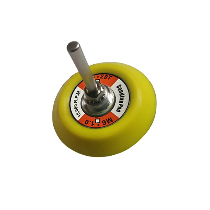 1Pc Sanding Backing Pad 3 Inch/75mm for Air DA Orbital Sander 1/4-20 Thread 6.35mm Shank for Polishing Grinding Stone Wood Metal