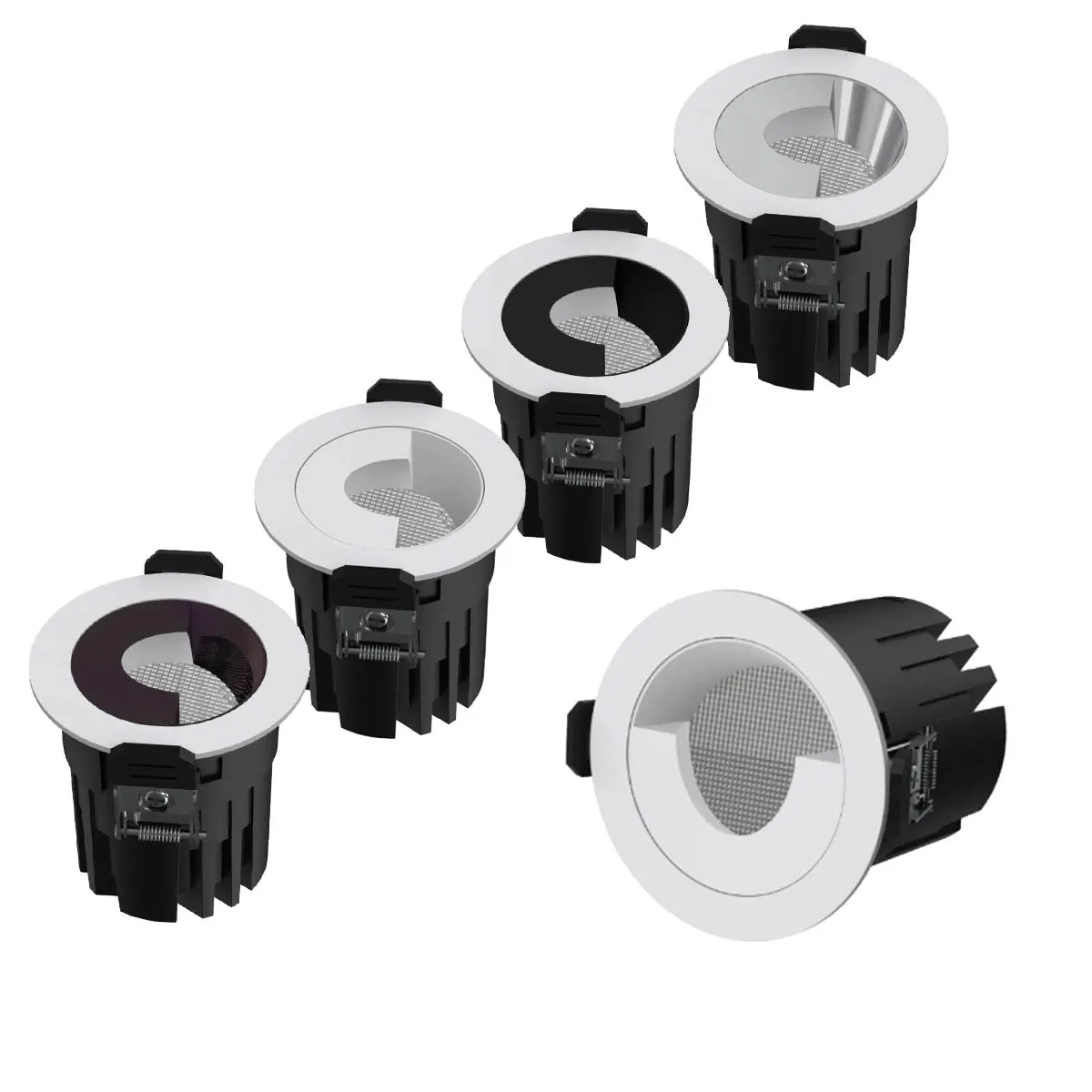 

Polarized spotlight Dimmable Anti Glare Recessed Downlight AC 85-265V 5W 7W 10W 12W 15W 18W LED COB Ceiling Indoor lighting