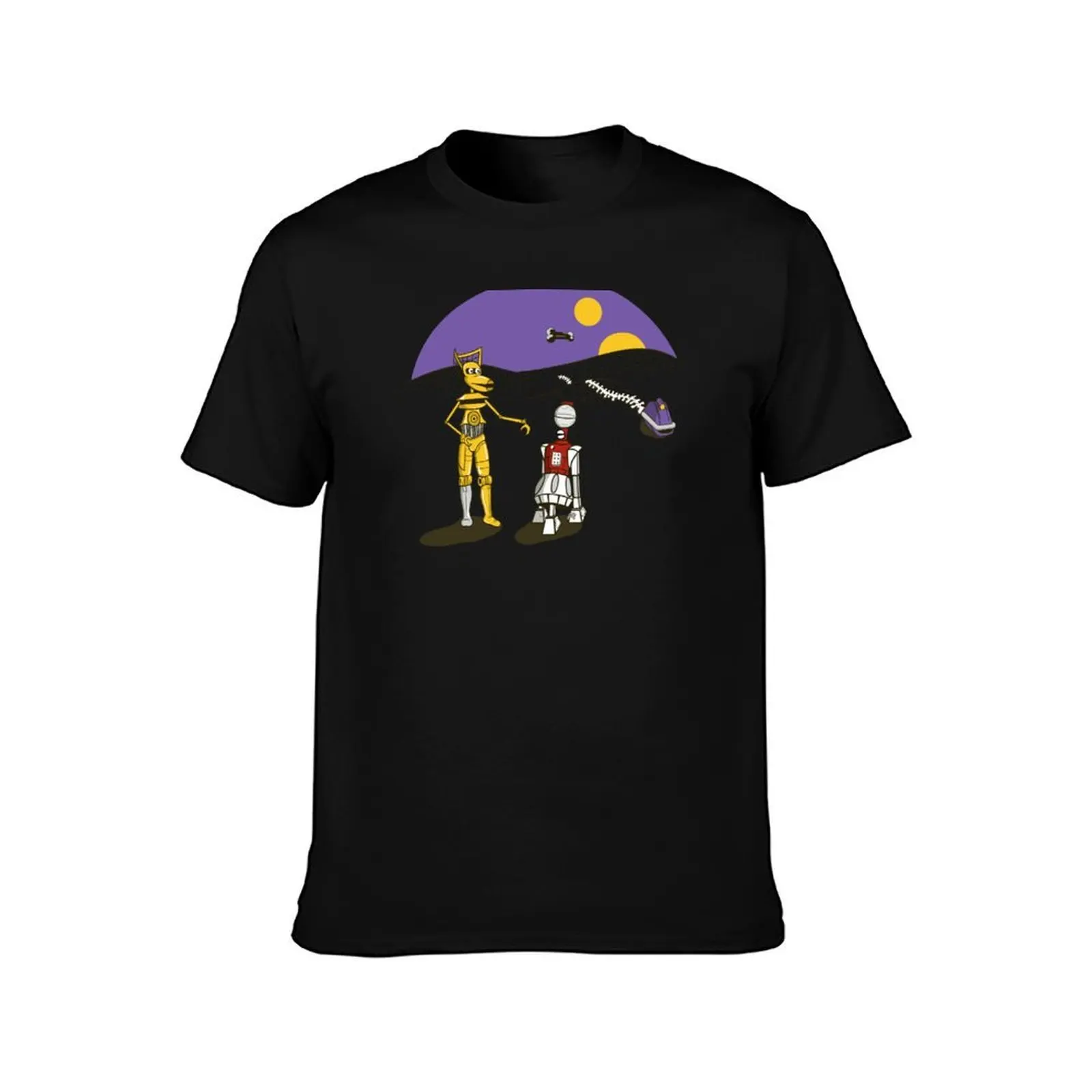 Not the Droids You're Looking For T-Shirt Large Size Soft Cotton T-Shirt