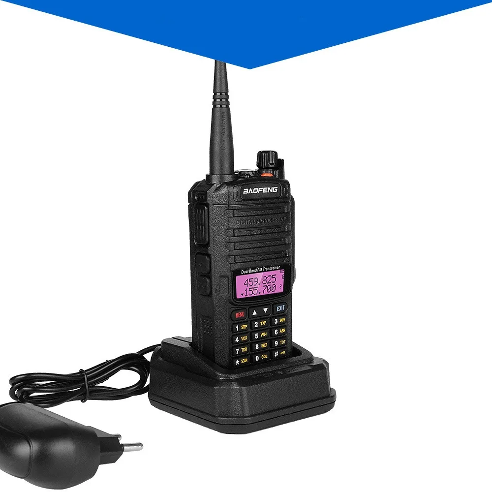 Baofeng High Quality Waterproof Walkie-talkie 8W High Power Remote Call Large Capacity Battery Dual-segment Handheld Intercom