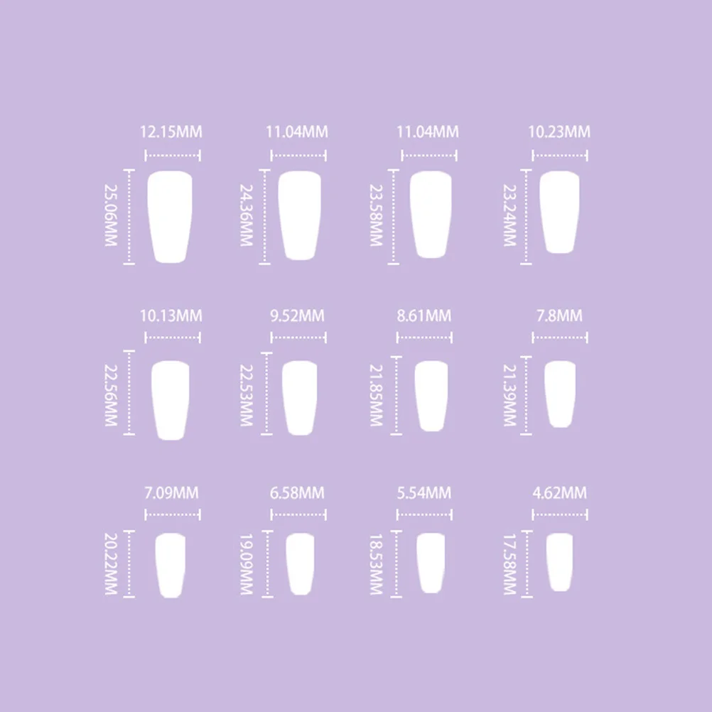 48 قطعة النساء اضغط على الأظافر غطاء كامل الأظافر كاذبة نصائح النمط الفرنسي موضة مشرق اللون لصالون Diy بها بنفسك الزفاف حفلة موسيقية يؤرخ هدية #6