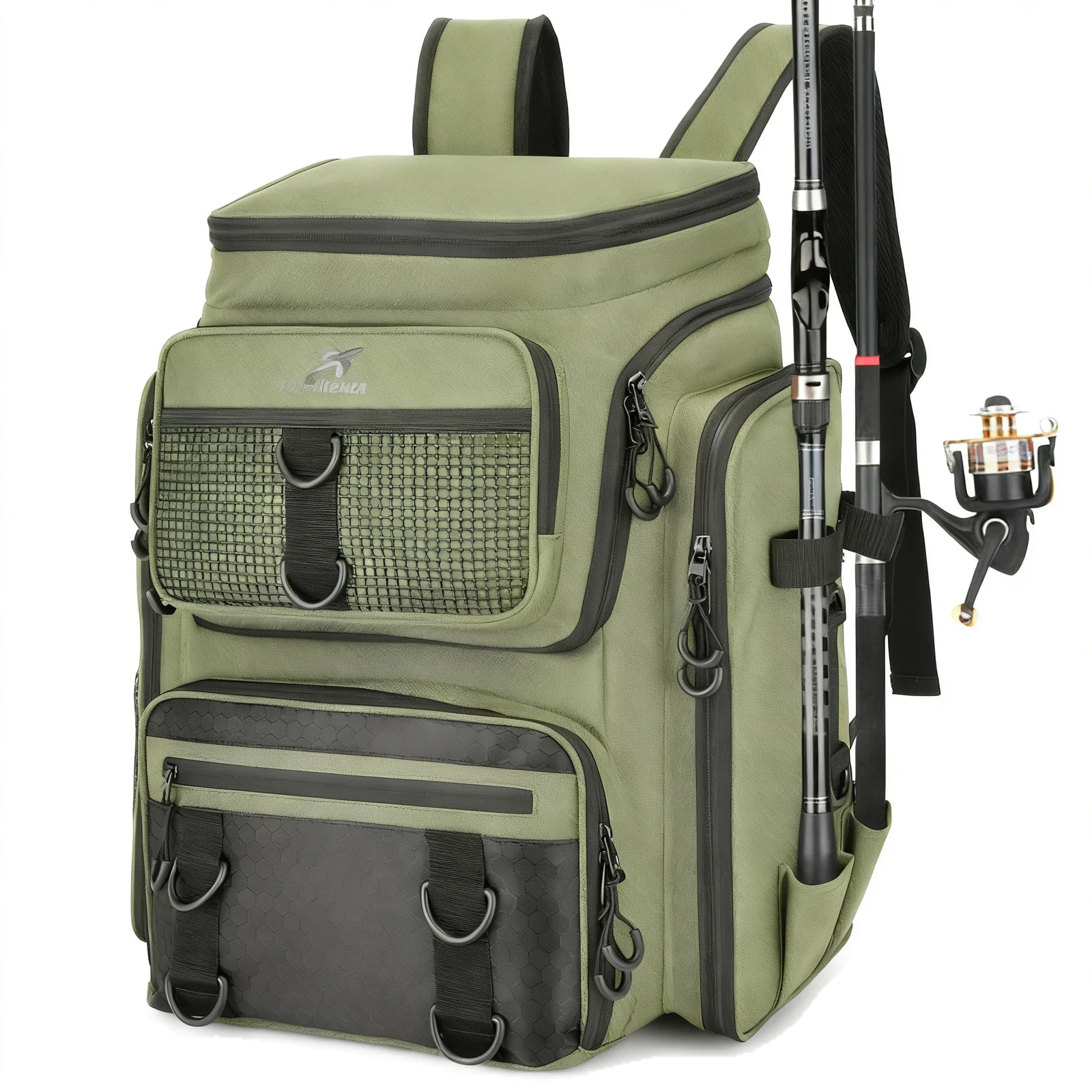 lure-backpack-fishing-gear-bag-including-durable-fishing-rod-holder-with-backpack