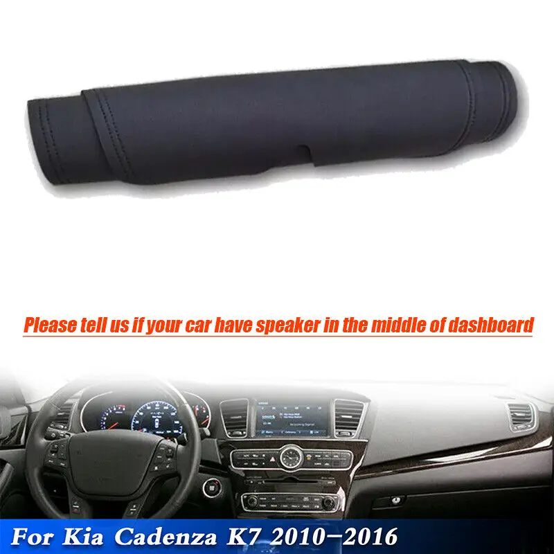 

For Kia Cadenza K7 2010- 2016 Leather Dashboard Dash Cover Protector Pad Mat