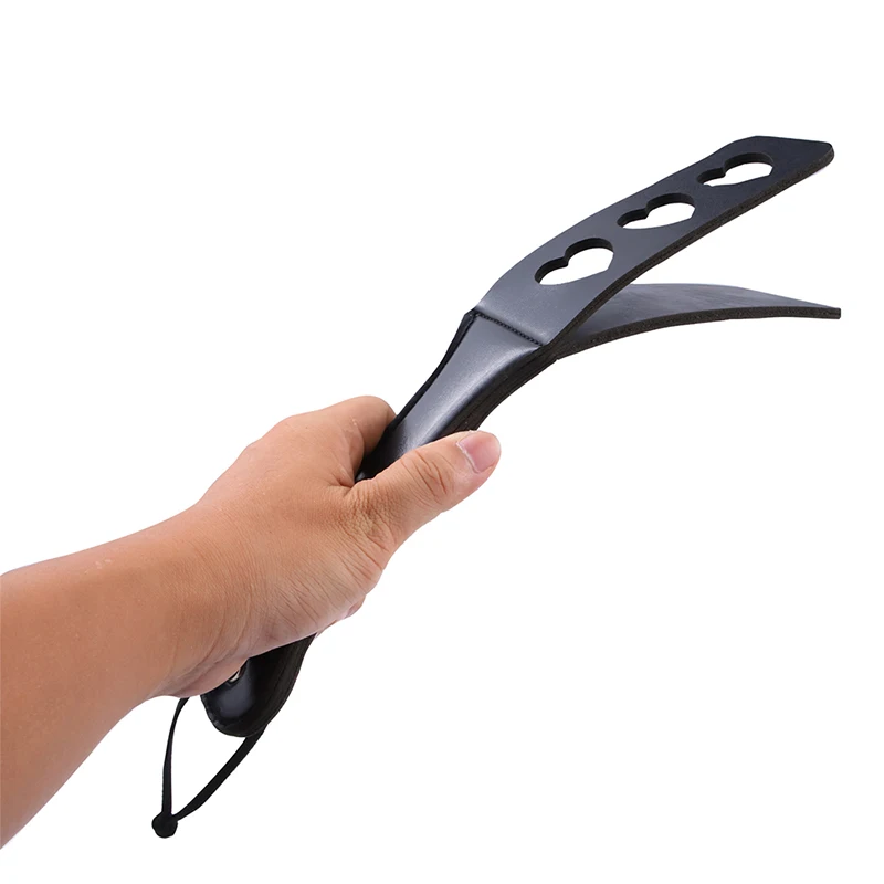 Heart-shaped BDSM Leather SP Adult Flirting Tool Skin Racket Sexy Toys Sm Punishment Intimate Game Couple Spanking Flirting view 3