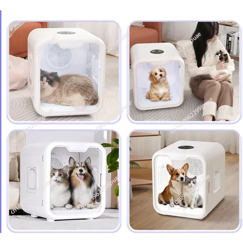 Automatic Pet Drying Box Portable Dog Cat Hair Dryer Box Household Pet Bath Blower Grooming Drying Equipment