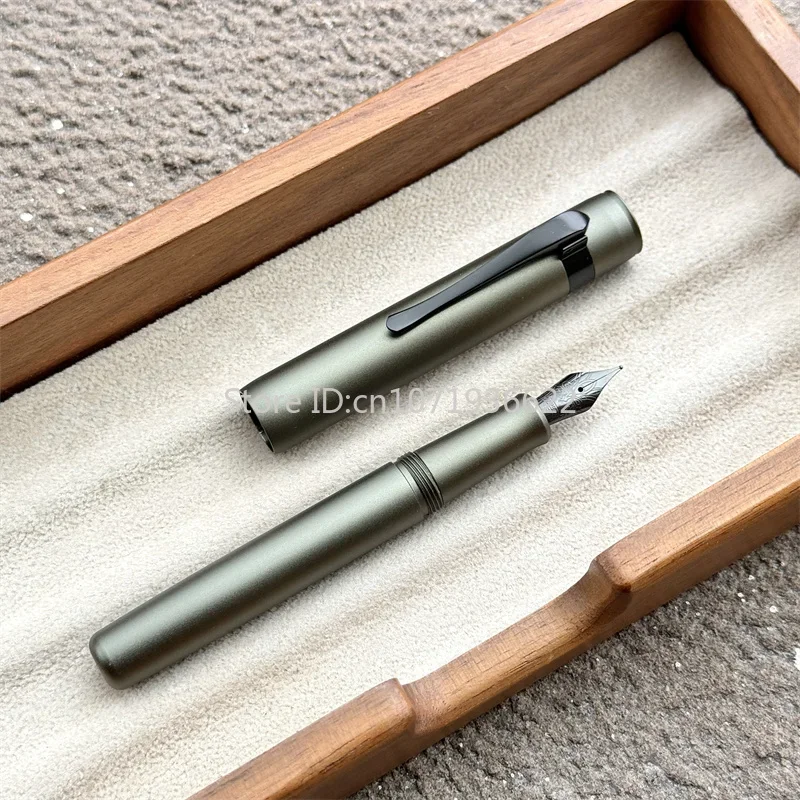 

Smooth Hongdian M2 Black Forest Mini Metaverse Sports Pocket Metal Fountain Pen NO.5 Blade F/M Nib Office Supplies Writing Gift